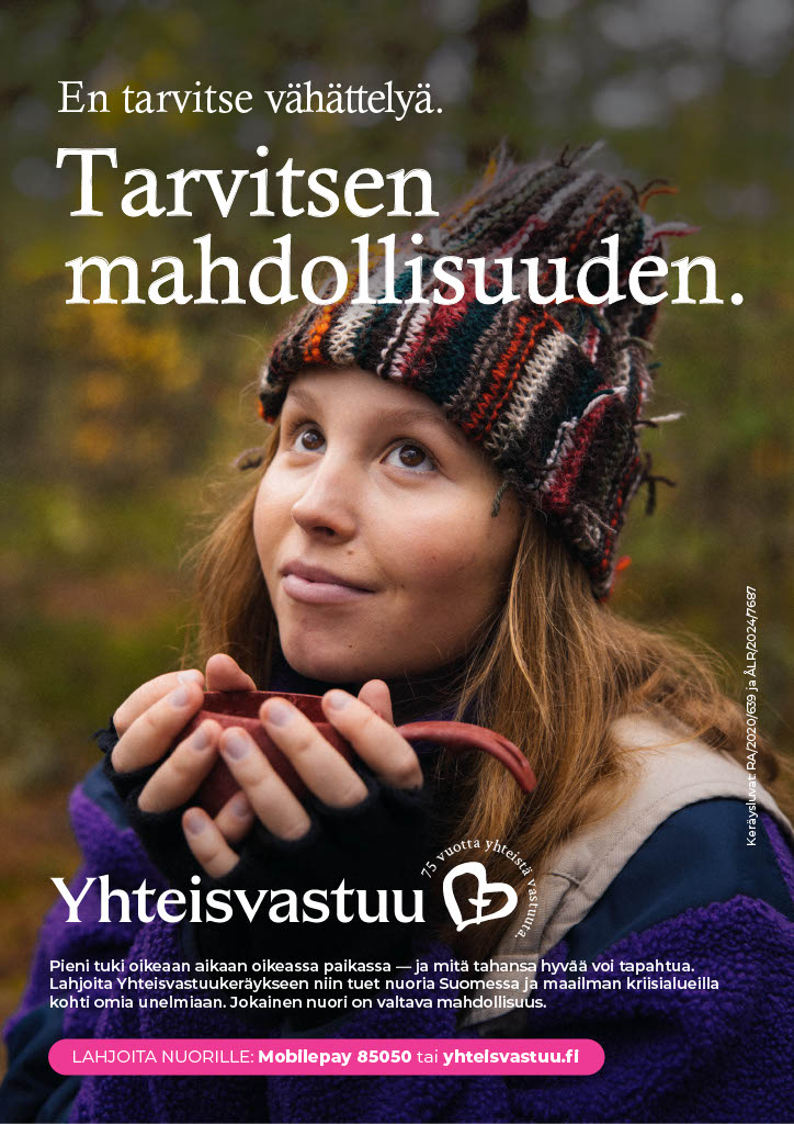 En tarvitse vähättelyä. Tarvitsen mahdollisuuden. Partiolainen unelmien äärellä.